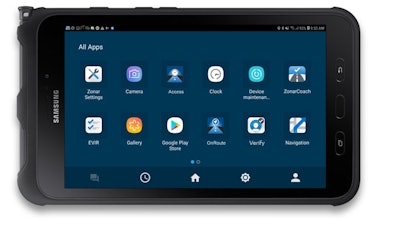 Through in-cab tablets, applications and management systems, drivers and remote managers receive data on EV power usage and analytics.