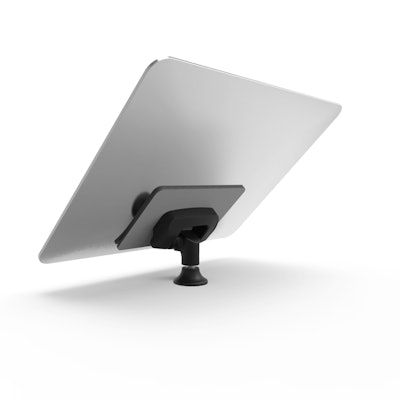 Position control hinges and display mounts with integrated constant torque enable cab screens or monitors to remain stationary during vehicle operation.