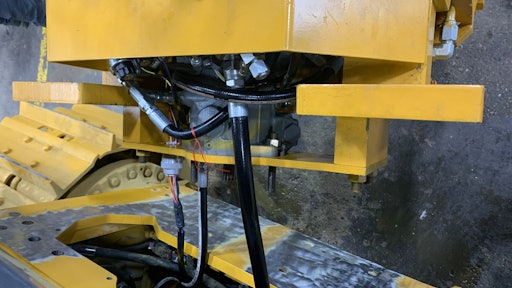 With the new controls, only two hoses and a wire harness must be run and connected.