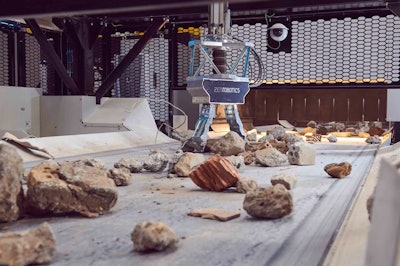 The robots pick, sort, and recycle waste material. They are powered by proprietary AI software.