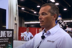 Lockyer describes the HMI joystick during iVT Expo.
