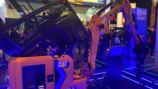 The new, all-electric Caterpillar 301.9 mini excavator features the Cat Next Gen platform.
