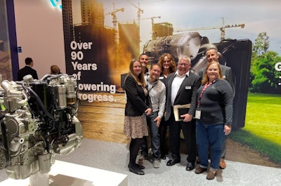 Our team with the Perkins team