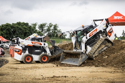 Bobcat's S86 skid steer and T86 compact track loader are its largest loaders yet.