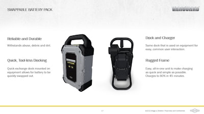 Vanguard Slide 06 Swappable Battery Pack