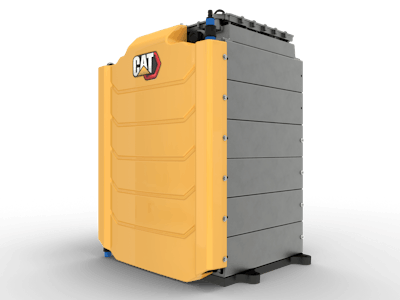 The 600-volt Caterpillar battery