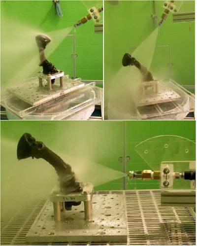 Figure 4. IP-X9K testing