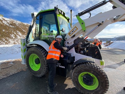 The hydrogen-combustion load all