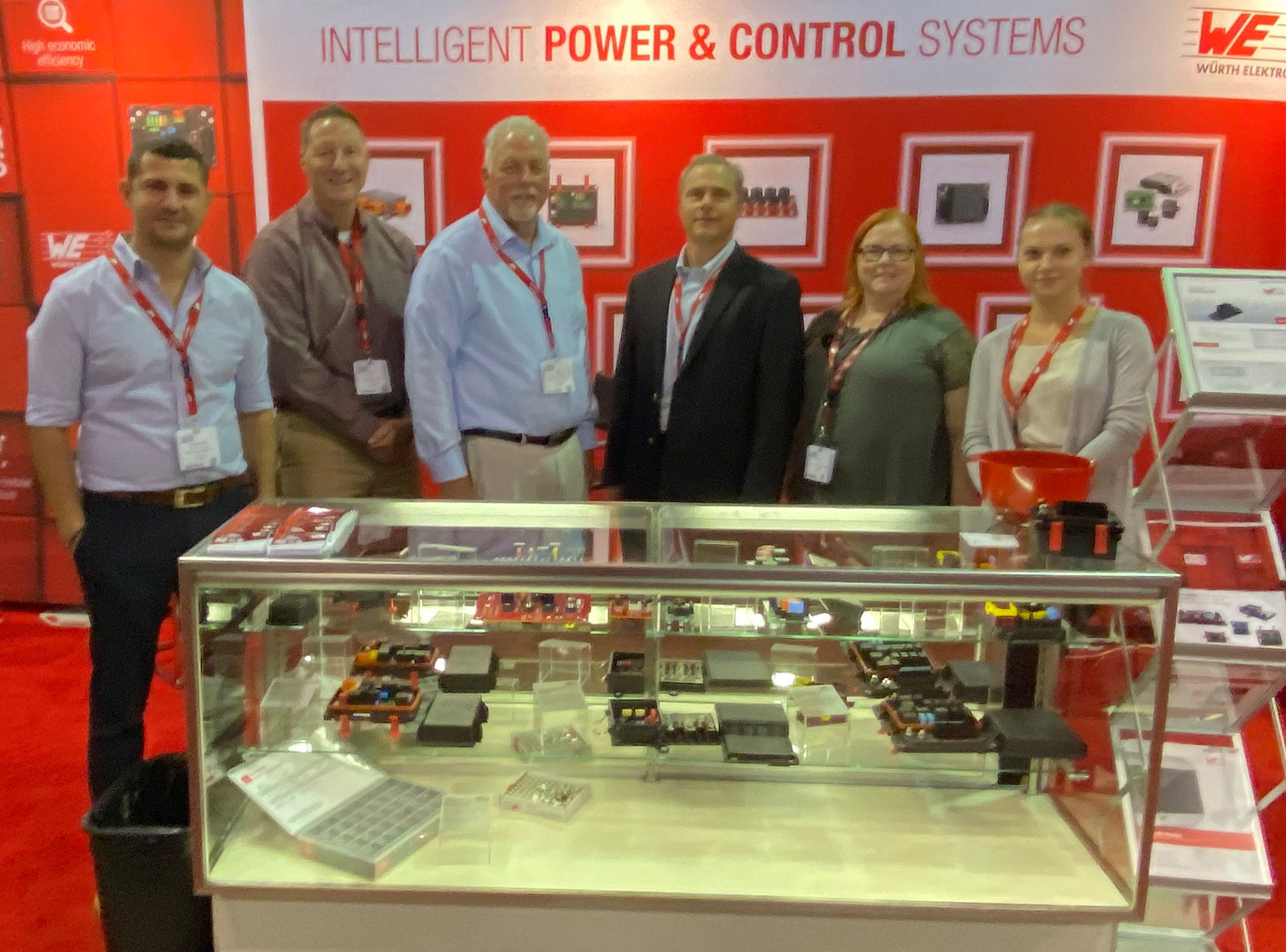 The W&uuml;rth Elektronik Team at iVT Expo