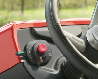 Figure 2. Off-road vehicles often have exposed dashes, but they may require fundamental on-road signaling controls. This plug-and-play device is designed to help manufacturers and OEMs provide this functionality without incurring extra development costs.