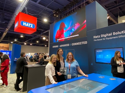 We enjoyed talking with the Hatz Diesel team and learn more about the new technology featured at their booth