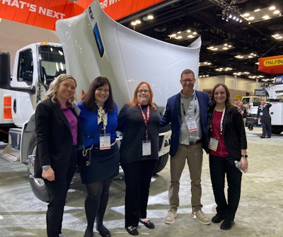 Loved visiting the Navistar/International Trucks team during Work Truck Week. Check out the electric truck behind us.