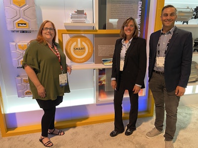 The Parker Hannifin team shared its technology centered around IoT and smart electrification.