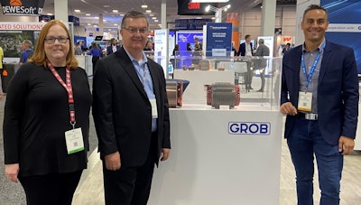 We enjoyed talking with the GROB team last year. They will be back this year highlighting their turnkey EV manufacturing and assembly solutions.