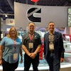 The OEM Off-Highway team joins the Cummins team in front of its fuel agnostic engine. It can operate on hydrogen.