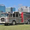 A fully electric firetruck with a BTMS