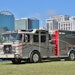 A fully electric firetruck with a BTMS