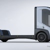 The P7-C, a Class 4 chassis cab offering a new cabin design built on REE’s P7 modular electric platform.