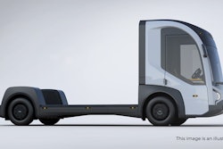 The P7-C, a Class 4 chassis cab offering a new cabin design built on REE’s P7 modular electric platform.