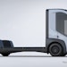 The P7-C, a Class 4 chassis cab offering a new cabin design built on REE’s P7 modular electric platform.