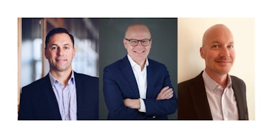 From left: Scott Young, Mats Sköldberg and Jay Parker are joining the Volvo CE executive management team.