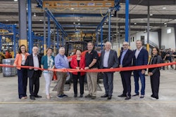 (Left to Right: Brooke Rollag - Executive Director of Lake Area Improvement Corporation, Mr. Himsworth, Elisabeth Ausimour - President of the Product Division, Roy Lindsay - Mayor of Madison, SD, Mrs. Jacqueline Himsworth Chairman of the Board Manitou Group, Jeff Minnaert - Madison, SD Plant Manager, Michel Denis - President & CEO of Manitou Group, Franck Buisard - Vice President of the Product Unit Compact and Articulated Loaders and Managing Director for Manitou Equipment America, Casey Crabtree - South Dakota Senator and Director of Economic Development for Heartland Energy, Katherine Kirby - Business Development Representative for the South Dakota Department of Economic Development)