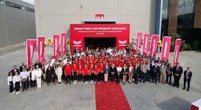 The company's 23,000-square-meter production facility encompasses tractor production and assembly, spare parts storage and logistics