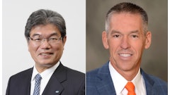 Nobuyuki Ishii (left) was named CEO of Kubota North America (KNA) and senior managing executive officer of Kubota Corp., and Todd Stucke (right) was named president of Kubota Tractor Corp. (KTC) and executive officer of Kubota Corp.