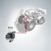 Connects only with a CAN connector - the directional spool valve type PSL with directly attached CAN bus interface