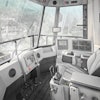 Modern Cockpit with well-positioned multifunctional controls