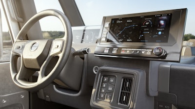 Example of a modern cockpit with a mixed-technology operating environment