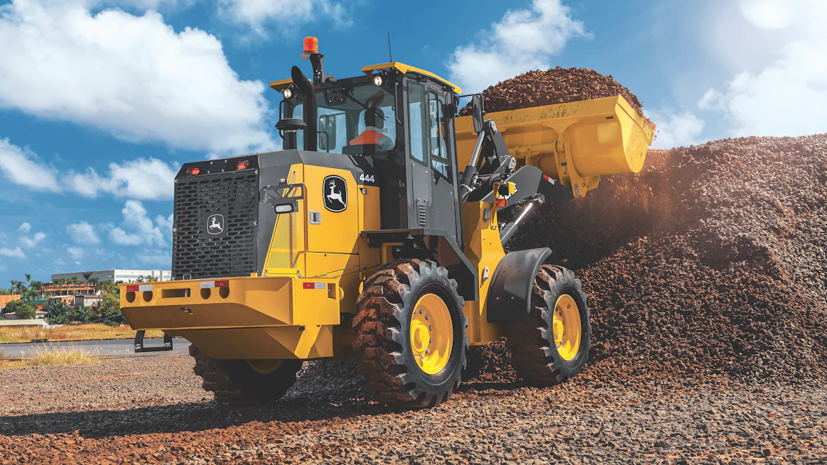 John Deere Launches Mid-Size 444 G-Tier Wheel Loader From: Deere ...