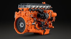 Offering significantly lower CO2 emissions, Scania's DC13 next-generation engine is compatible with renewable 100% HVO fuel.