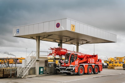 Liebherr HVO filling station