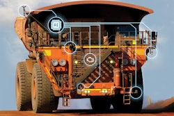 An illustration of ASI Mining’s solutions on a mine truck
