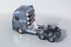 Volvo will launch trucks with combustion engines that can run on green hydrogen. These trucks provide a significant step to decarbonize heavy transport.