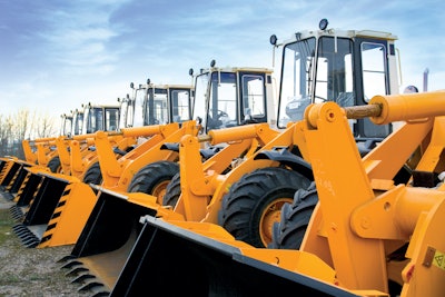 Row Of Construction Machinery (1)