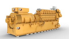 Cat CG260-16 generator set capable of running on natural-gas/hydrogen blends