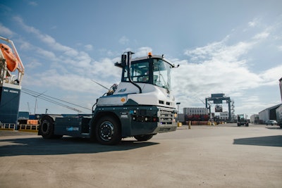 MOL has commenced trials of its full electric 4X4 RoRo tractor in partnership with Volvo Penta