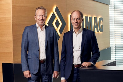 Ingo Ettischer (right) will take over as president of the BOMAG Group on July 1, 2024, succeeding Ralf Junker (left).
