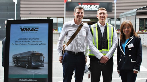 Cael Husband, Canada Trade Commission; Tod Gilbert, VMAC; Hong Yu, NRC-IRAP