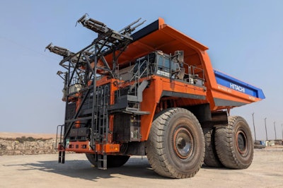 Based on Hitachi Construction Machinery’s experience with dump trucks equipped with trolley dynamic charging systems, the full battery dump truck is able to continuously operate practically in sites, by directly charging from the overhead lines and regenerative braking system without needing to stop and charging through the adoption of the battery system developed by ABB.