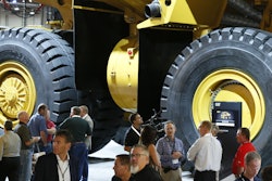 Attendees exploring the outdoor exhibits.