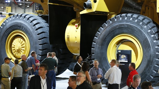 Attendees exploring the outdoor exhibits.