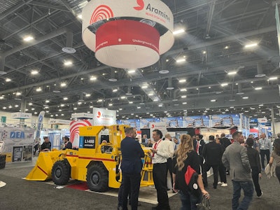 Aramine, a manufacturer of sustainable underground mining solutions, showcased at MINExpo LasVegas (booth W11745) its battery-powered mining machines, enabling mining operations with low CO2 emissions while ensuring high productivity.