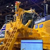 Komatsu’s D475A surface mining dozer was one of many machines on display at MINExpo 2024.