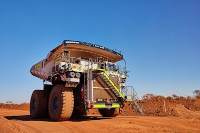 Liebherr and Fortescue announced a significant expansion of their partnership and unveiled the jointly developed autonomous battery-electric T 264 truck.