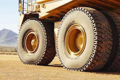 Michelin introduced at MINExpo the Michelin XDR 4 SPEED ENERGY, the mining industry’s first energy efficient tire.