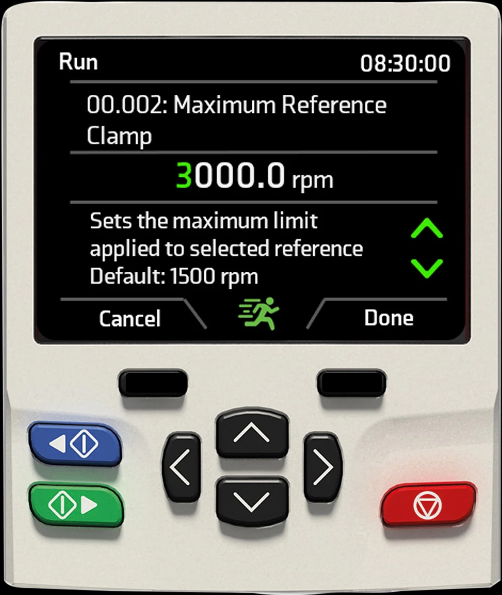 Control Techniques KI-Keypad Plus Advanced Drive User Interface