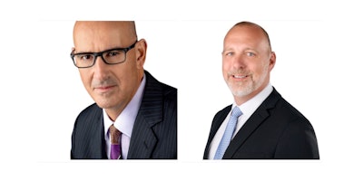 Nick Delihas (left) has been promoted to vice president of OEM Sales and hired Aaron Schwass as the vice president of the Aftermarket Group for Shaw Development